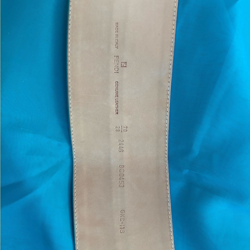 Fendi Blue and Teal Women's Belt - Picture 9 of 9